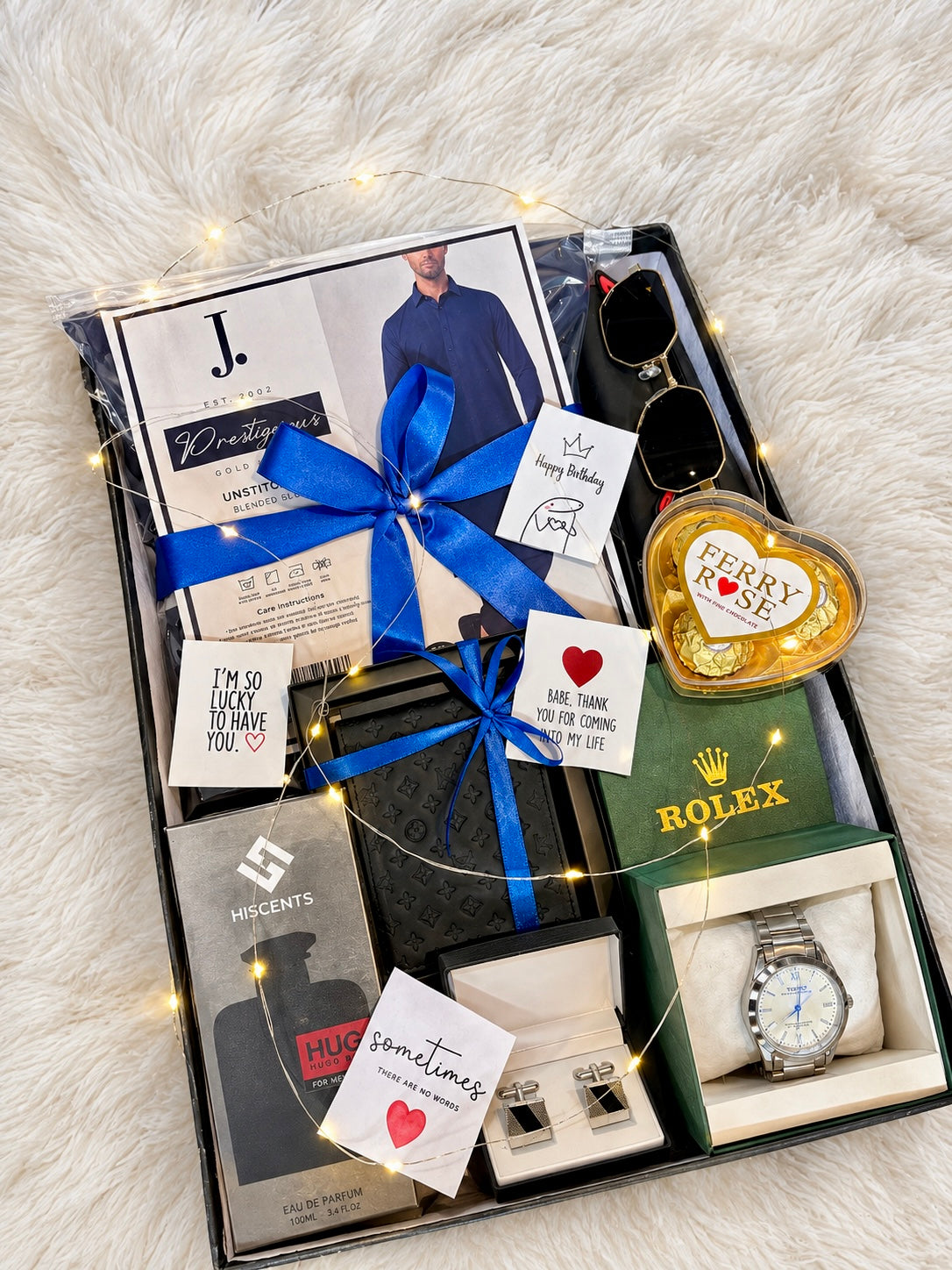 Gentleman’s Floral Basket